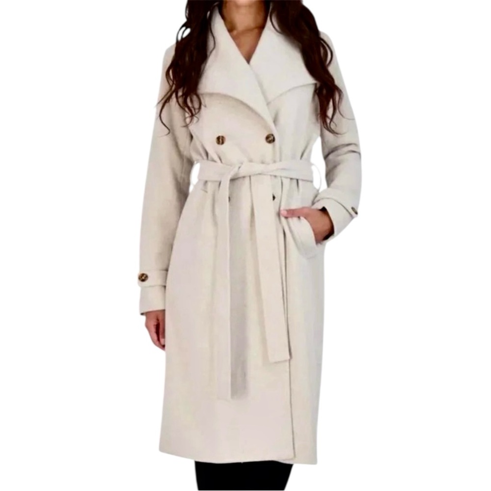 - Anthropologie XL Avec Les Filled Belted Overcoat! EUC! - Picture 2 of 15